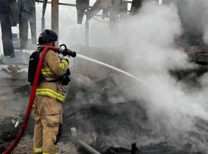 У Херсонській області рятувальник поранений через атаку дрона