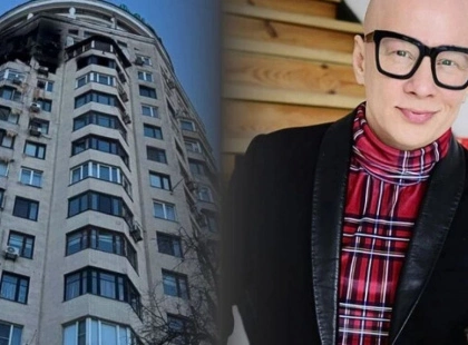 Російський дрон розніс квартиру Олексія Гончаренка в Києві: продюсер показав чорну вирву в спальні