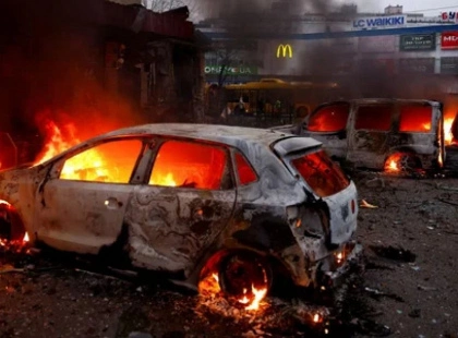 Нічна атака на Київ: одна людина постраждала — оприлюднили фото наслідків