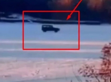 Трагедія на Київському морі: авто з людьми провалилося під кригу під час катання