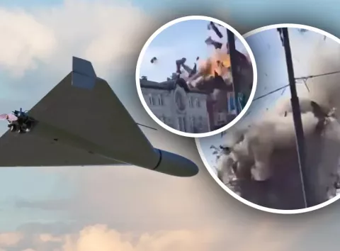 На Харківщині дрон РФ вдарив по місту: є постраждалі — що відомо