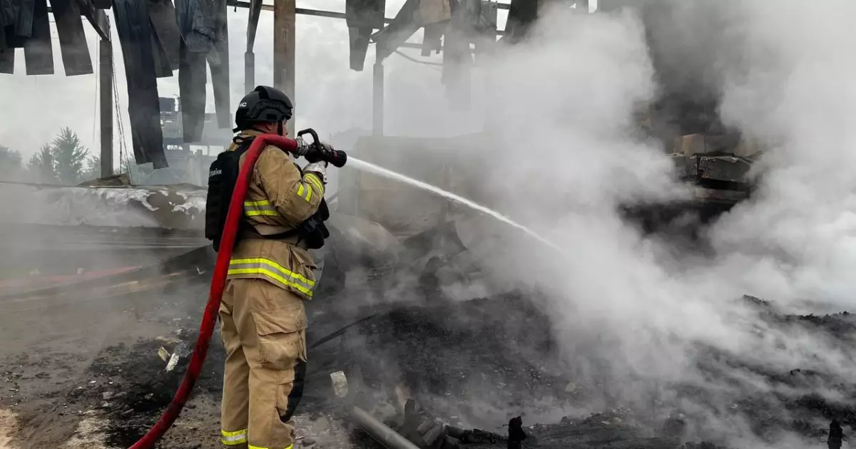 У Херсонській області рятувальник поранений через атаку дрона