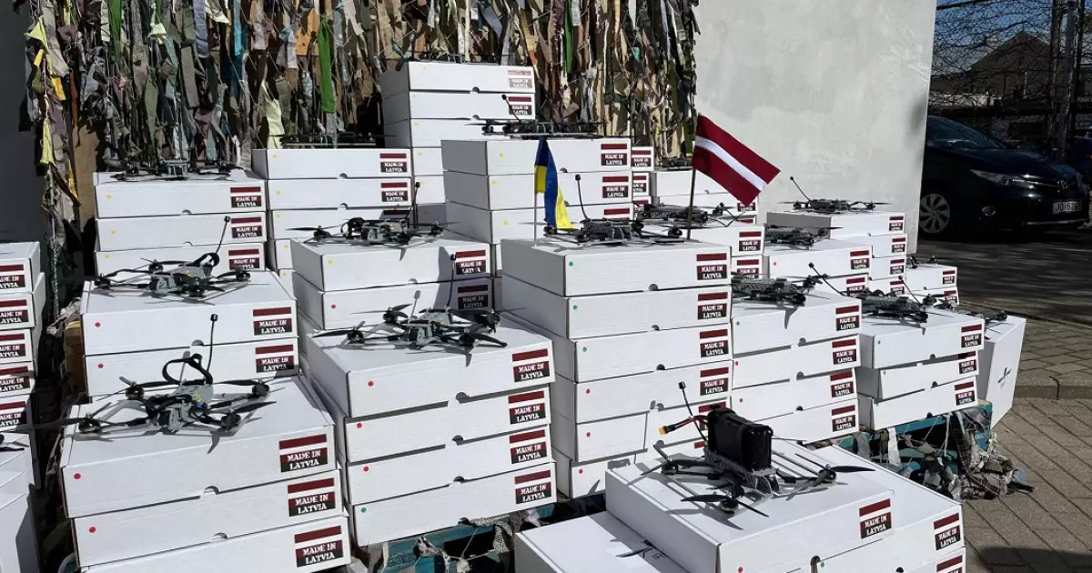 Латвія відправляє 1500 дронів Україні — міністр оборони